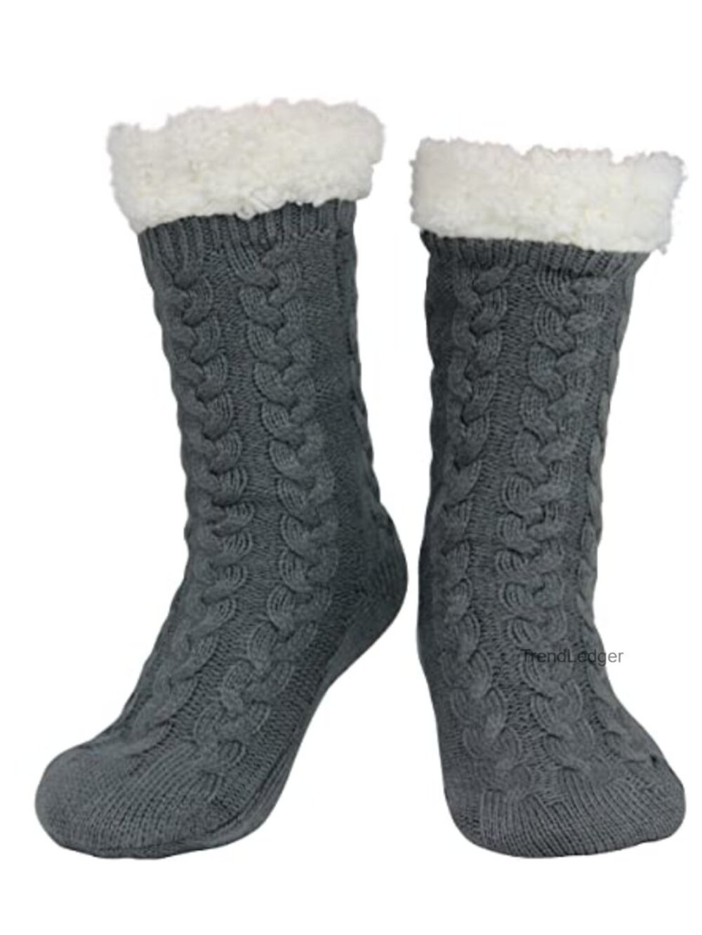 Womens Fuzzy Slipper Socks Non Slip Gripper Acrylic Cozy Winter Gift